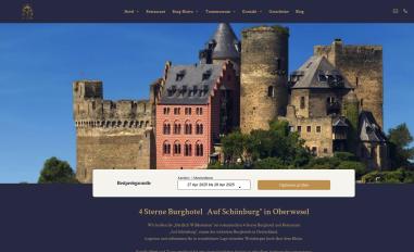 Schermafbeelding van hotel-schoenburg.com