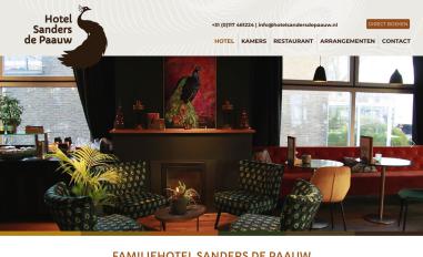 Schermafbeelding van hotelsandersdepaauw.nl