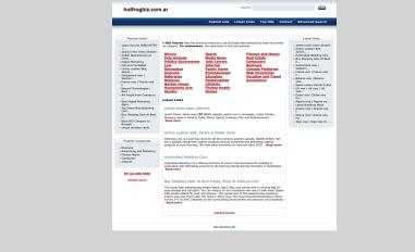 Schermafbeelding van hotfrogbiz.com.ar