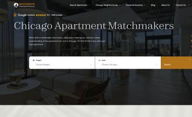 Schermafbeelding van hotspotrentals.com