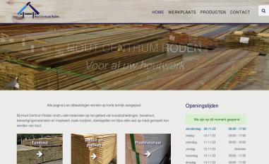 Schermafbeelding van houtcentrumroden.nl