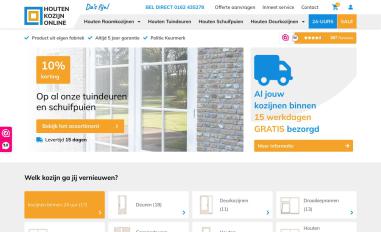 Schermafbeelding van houtenkozijnonline.nl