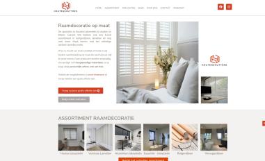 Schermafbeelding van houtenshutters.be