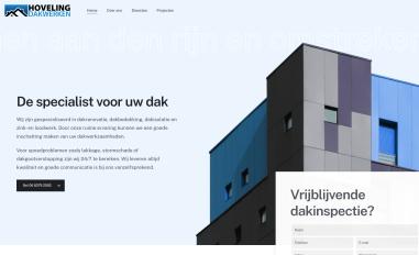 Schermafbeelding van hovelingdakwerken.nl