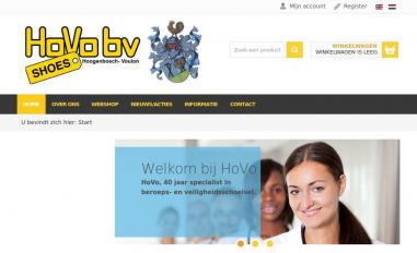 Schermafbeelding van hovo.nl