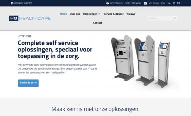 Schermafbeelding van hq-healthcare.nl