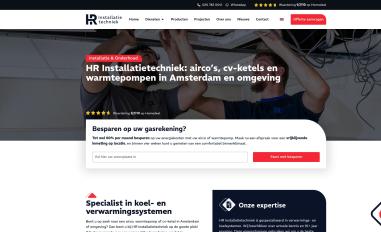 Schermafbeelding van hrinstallatietechniek.com