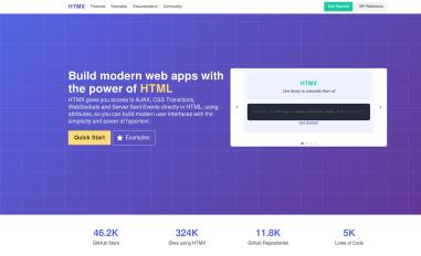 Schermafbeelding van htmxlabs.com