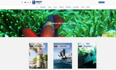 Schermafbeelding van hubert-diving.nl