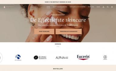 Schermafbeelding van huidexpertcentrum.nl