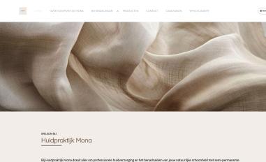 Schermafbeelding van huidpraktijkmona.be