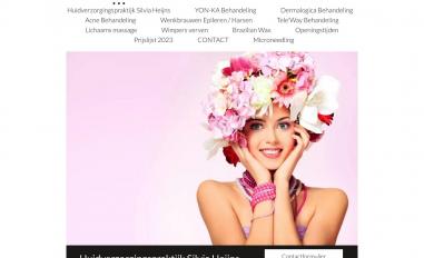 Schermafbeelding van huidverzorgingspraktijksilviaheijns.com