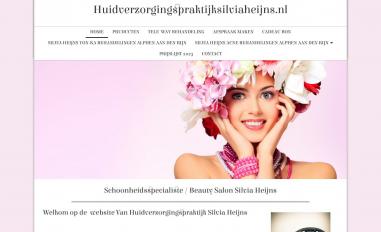 Schermafbeelding van huidverzorgingspraktijksilviaheijns.nl