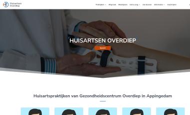 Schermafbeelding van huisartsenoverdiep.nl