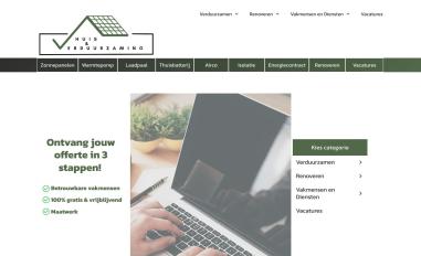 Schermafbeelding van huisenverduurzaming.nl