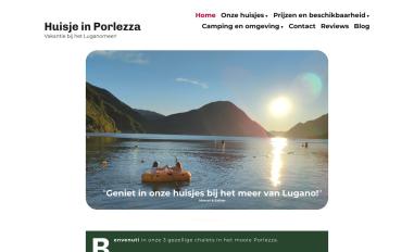 Schermafbeelding van huisjeinporlezza.nl