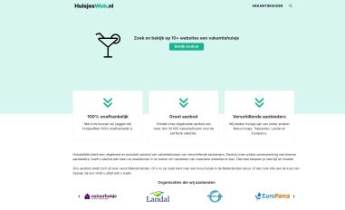 Schermafbeelding van huisjesweb.nl
