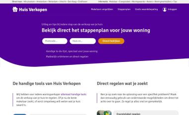 Schermafbeelding van huisverkopen.nl