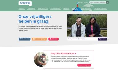Schermafbeelding van humanitas.nl