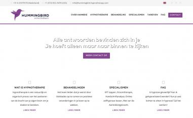 Schermafbeelding van hummingbird-hypnotherapy.com