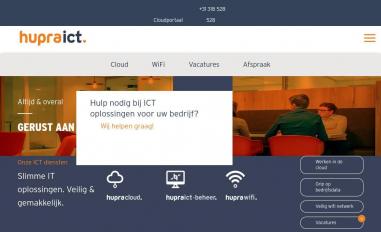 Schermafbeelding van hupra.nl