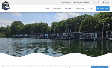 Schermafbeelding van hurenhouseboat.nl