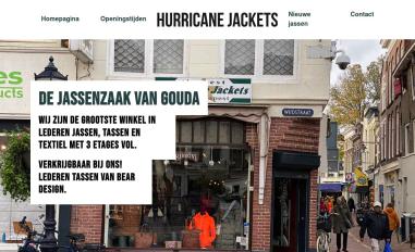 Schermafbeelding van hurricanejackets.nl