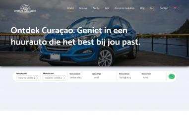 Schermafbeelding van huurauto-curacao.com