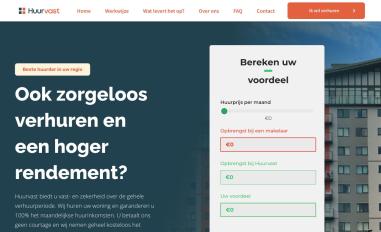 Schermafbeelding van huurvast.nl
