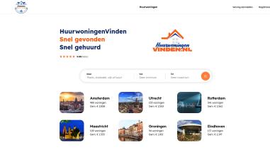 Schermafbeelding van huurwoningenvinden.nl