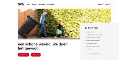 Schermafbeelding van hvcgroep.nl