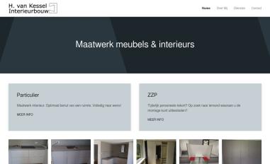 Schermafbeelding van hvkinterieurbouw.nl