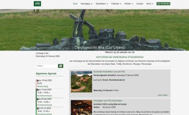 Schermafbeelding van hvsteenderen.nl