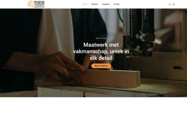 Schermafbeelding van hwnhoutwerk.nl