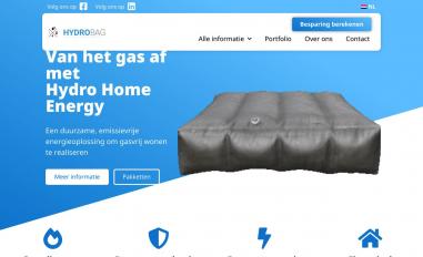 Schermafbeelding van hydrobag.nl