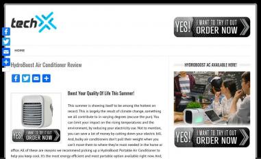 Schermafbeelding van hydroboostairconditioner.com