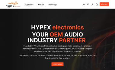 Schermafbeelding van hypex.nl