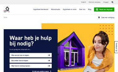 Schermafbeelding van hypotheekshop.nl