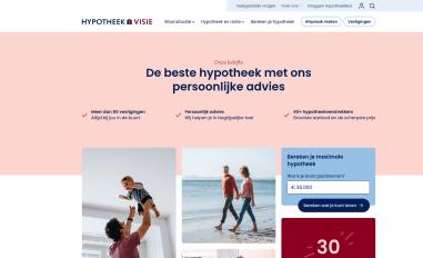 Schermafbeelding van hypotheekvisie.nl