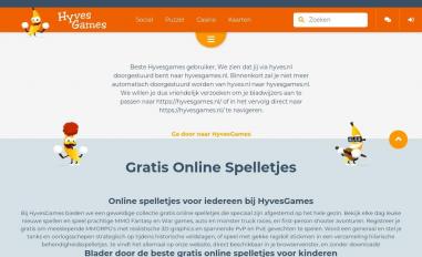 Schermafbeelding van hyves.nl