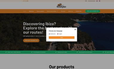 Schermafbeelding van ibizarouteplan.com