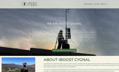 Schermafbeelding van iboostcygnal.co.za