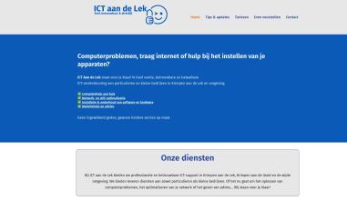 Schermafbeelding van ictaandelek.nl