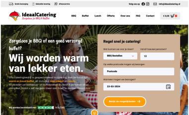 Schermafbeelding van ideaalcatering.nl