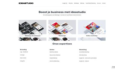 Schermafbeelding van ideastudio.nl