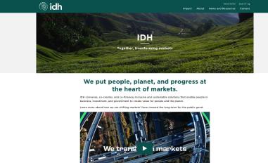 Schermafbeelding van idhsustainabletrade.com