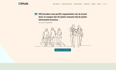Schermafbeelding van idprofs.nl