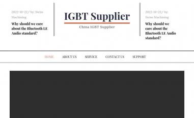 Schermafbeelding van igbtsupplier.cn