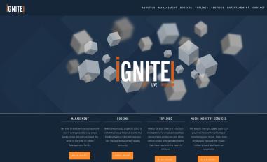 Schermafbeelding van ignitemusic.agency
