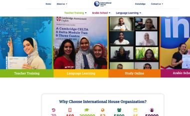 Schermafbeelding van ihcairoeg.com